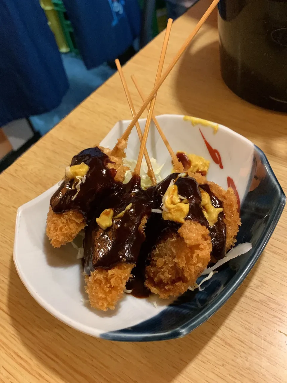 Snapdishの料理写真:串カツ　味噌|ZekeSe7enさん