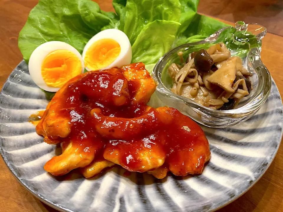 揚げない☆ヤンニョムチキン☺︎|まめすけ。さん