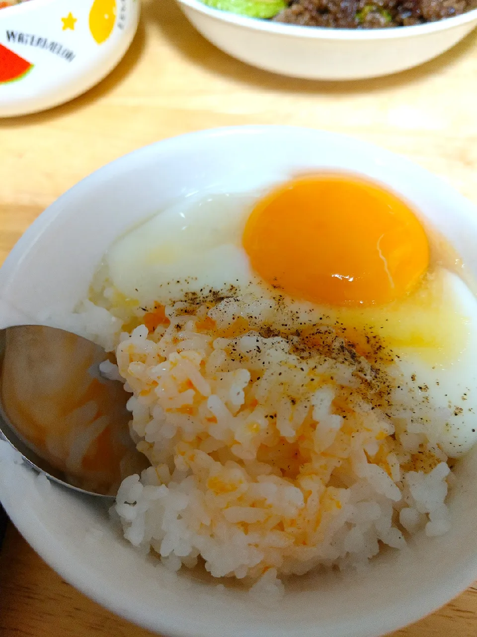 チョイ辛卵かけご飯|もちもちだいたいひこ🐺さん