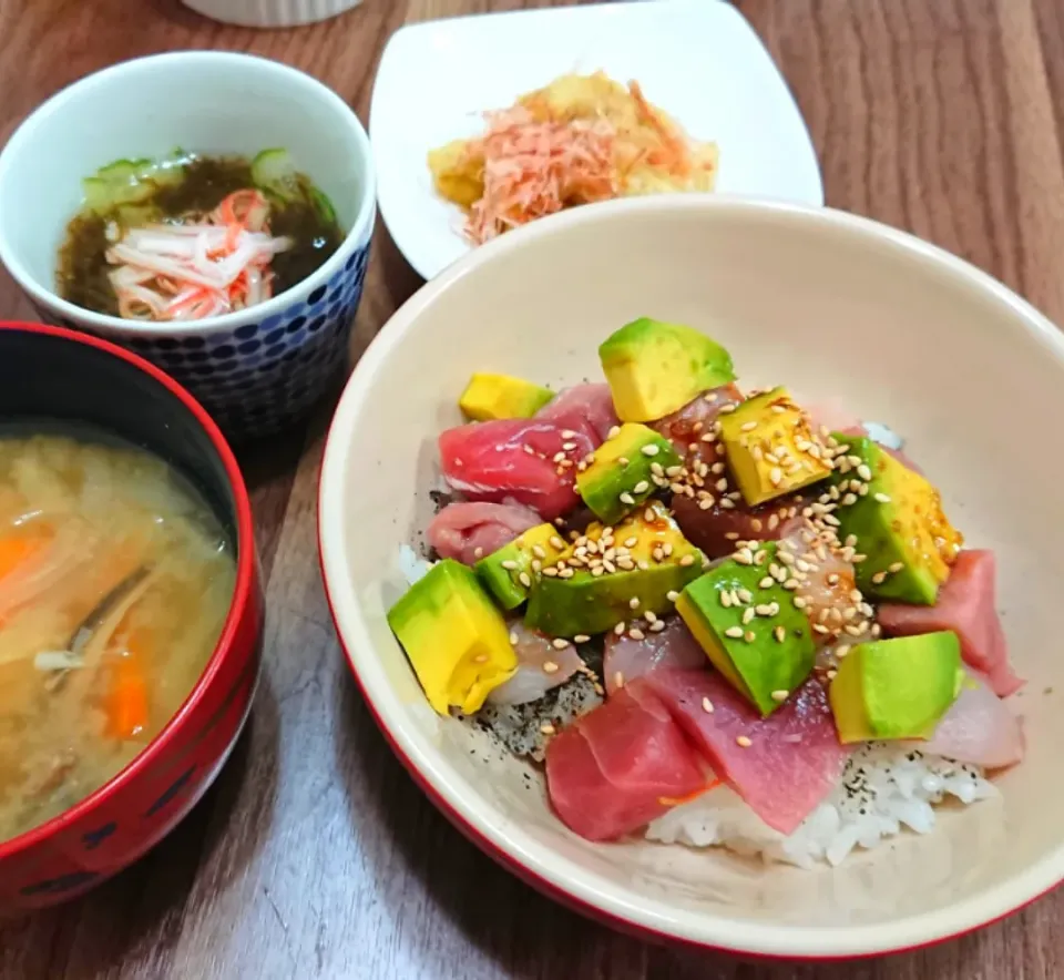 マグロのポキ丼|ゆりちさん