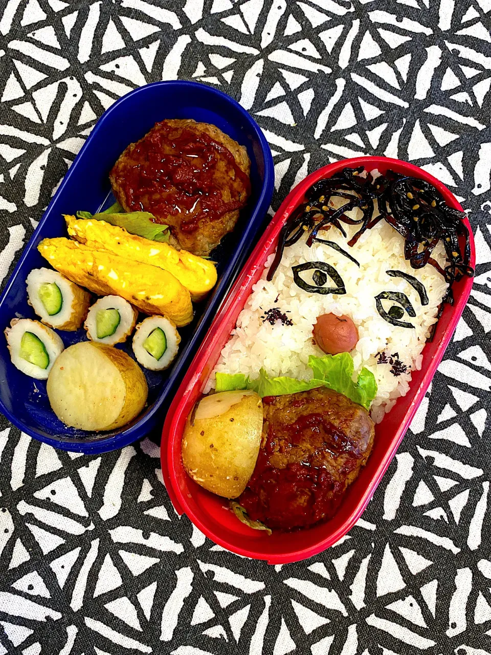 2022.6.1ハンバーグ弁当~~~🍱😋|mari-pさん