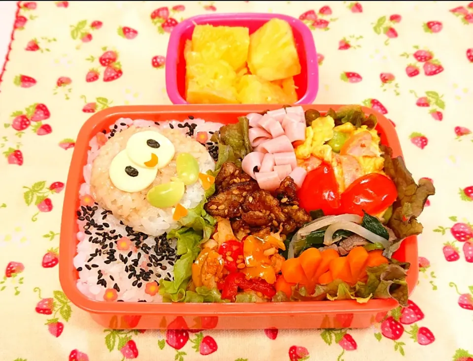 ポケモン モクロー弁当❤️|みちゅあしさん