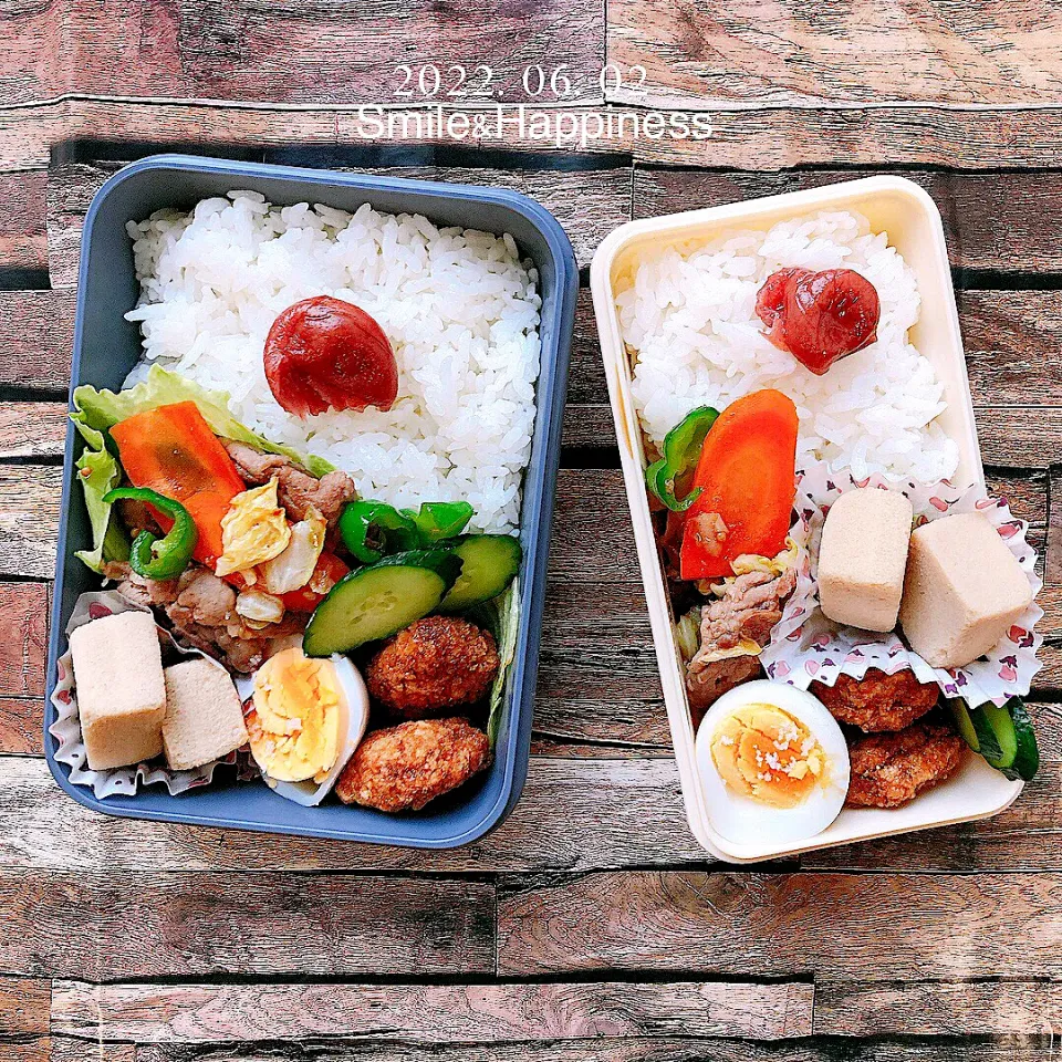 Snapdishの料理写真:2人弁当😆|Rie Naganoさん