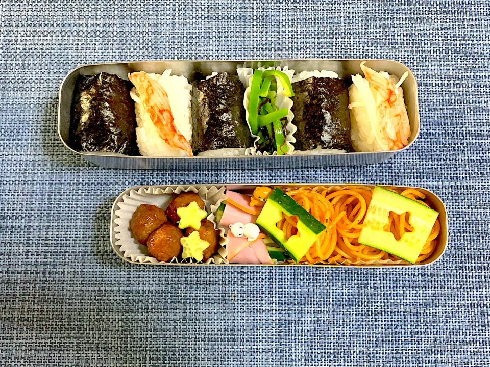 おにぎり弁当、おかず少なめ|きりんママさんさん