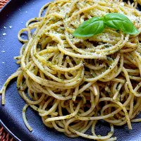 Snapdishの料理写真:バジル収穫🌱パスタ🍝