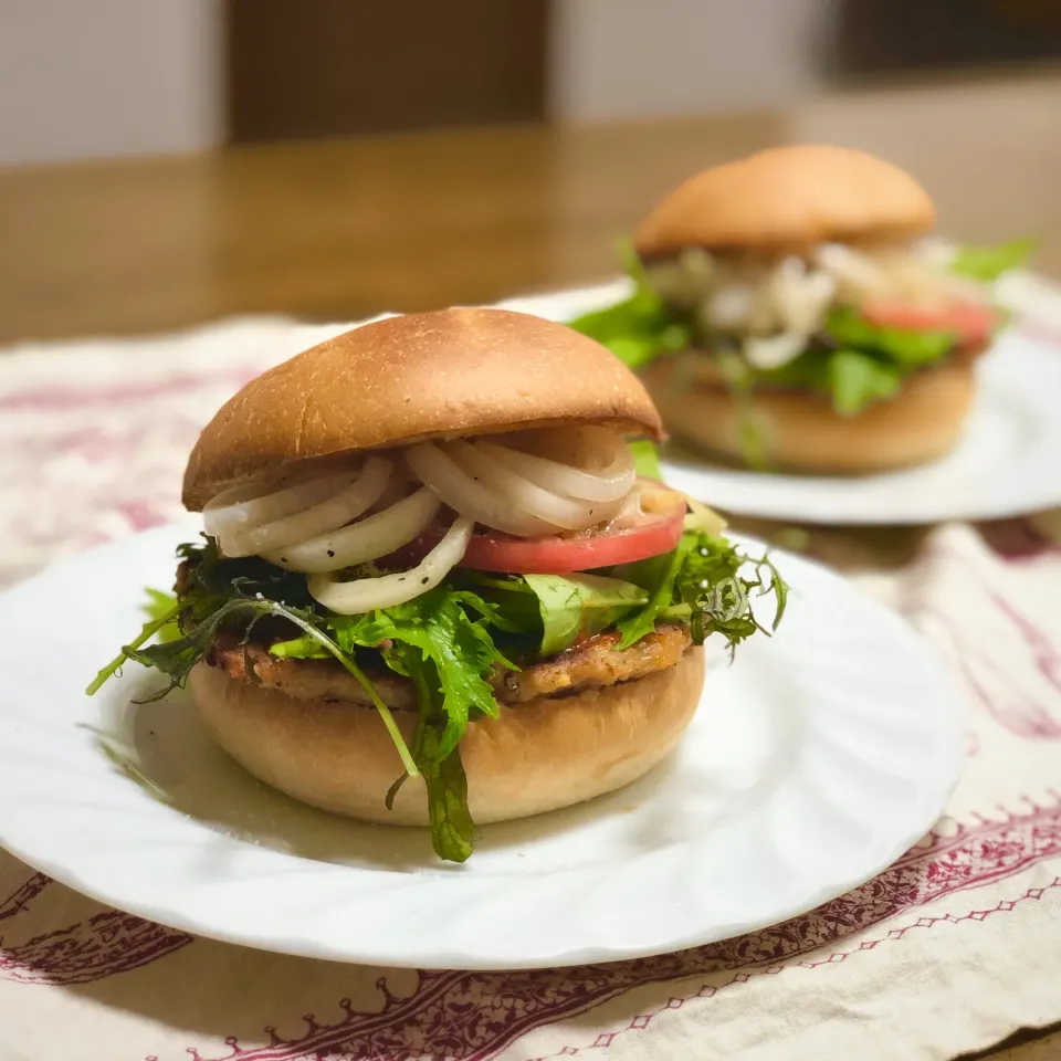 大豆ミートの手作りハンバーガー|くるみさん