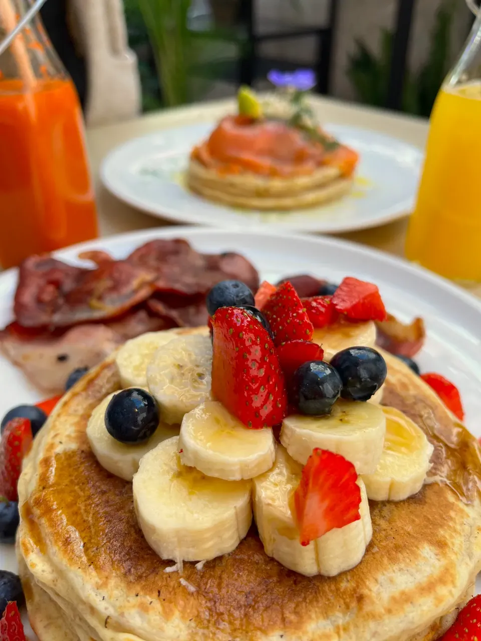 Snapdishの料理写真:パンケーキ🥞😋|女神さん