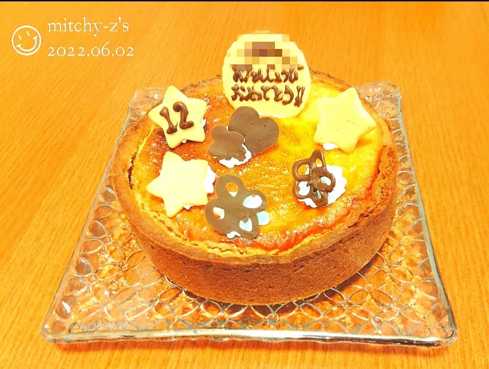 ハピバのチーズケーキタルト(*´˘`*)♡|ミッチーZさん