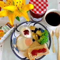 Snapdishの料理写真:モーニングプレート|あっちゃんさん