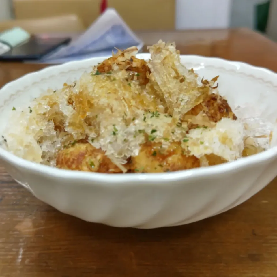 冷やしたこ焼き🍧|ふじわらたくやさん