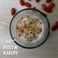 Saffron Pista Kulfi Recipe | Malai Pesta Kulfi | Pista Ice Cream Recipe