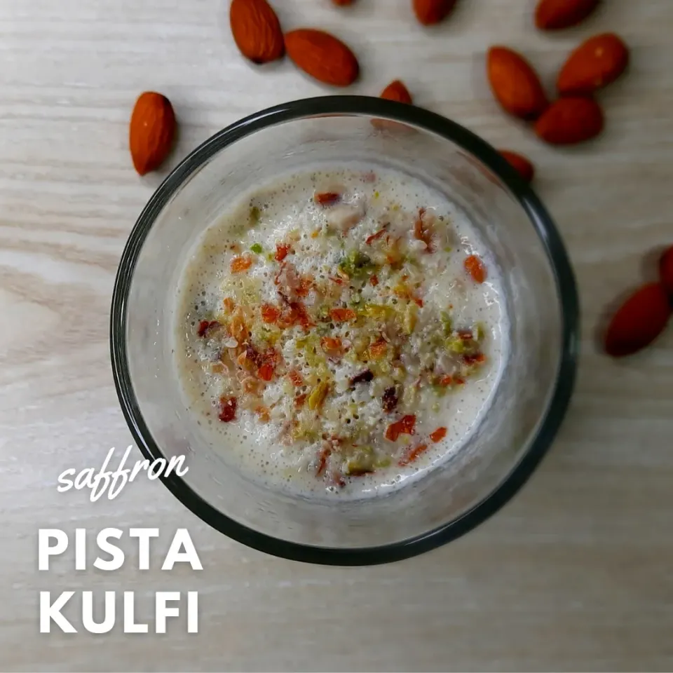 Saffron Pista Kulfi Recipe | Malai Pesta Kulfi | Pista Ice Cream Recipe|Recipes By Fizaさん