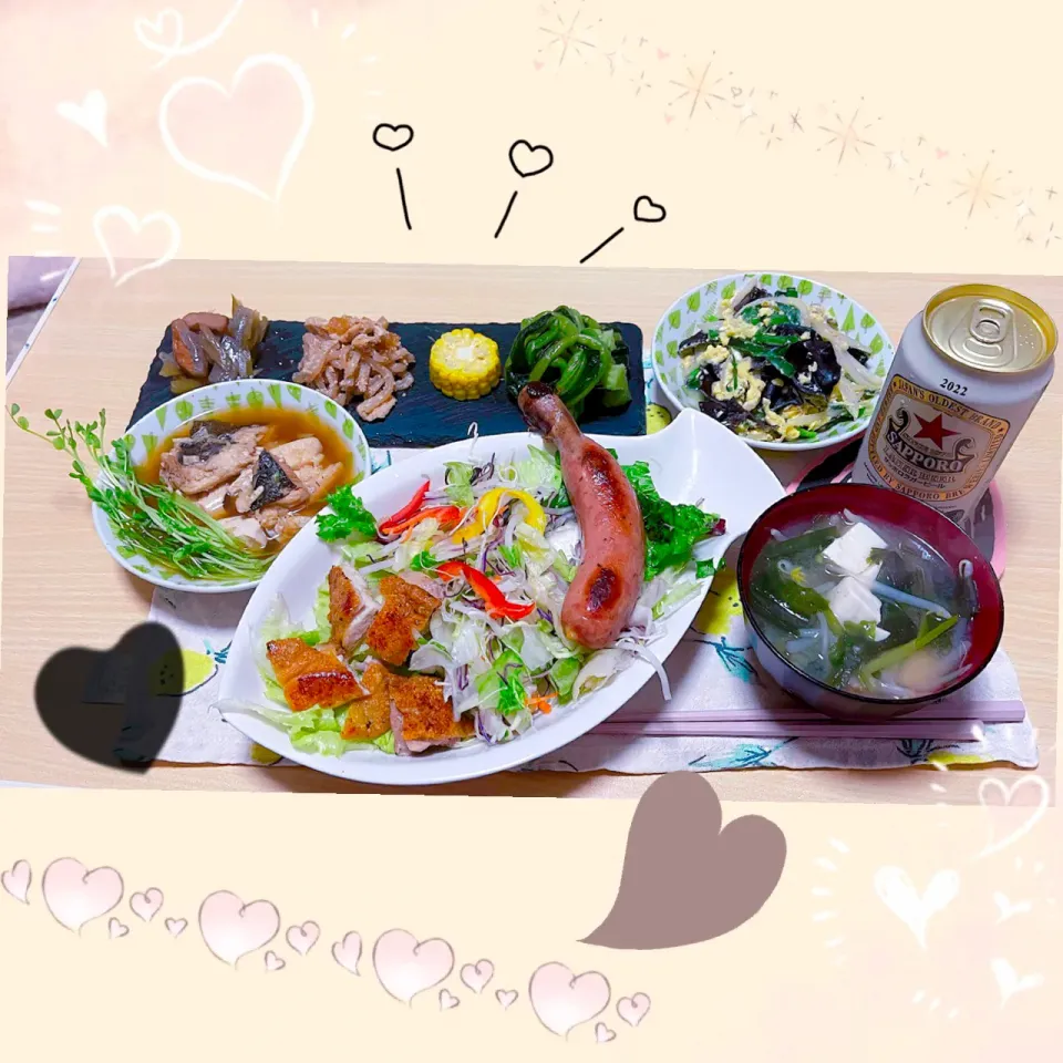 ６／３ ｆｒｉ 晩ごはん🍴＊○°|rinaronarさん