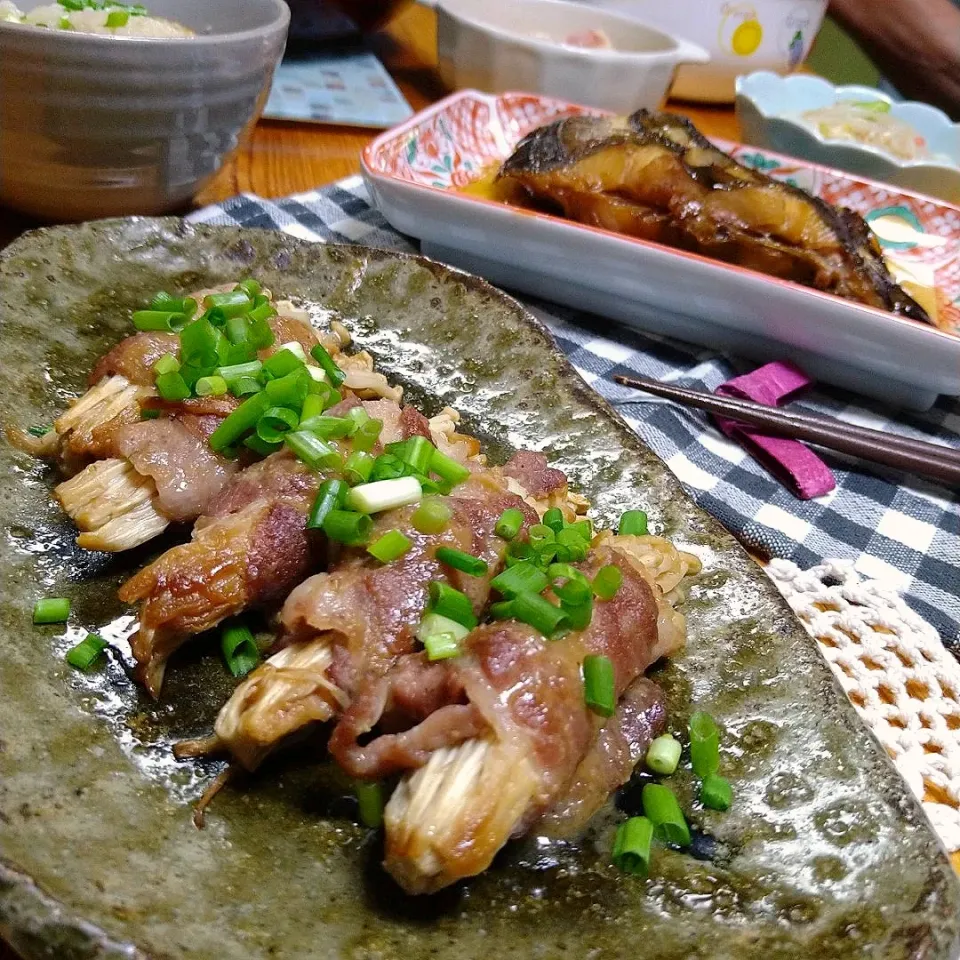 ❋〜肉巻きえのきのごま味噌照焼き〜❋|とまと🍅さん