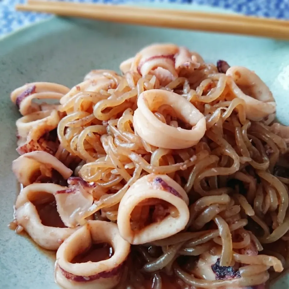 イカと糸こんにゃくの煮物|ポトスさん