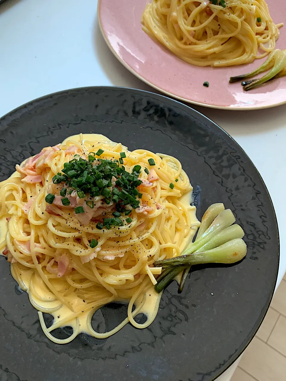 カルボナーラエシャロット添え|miso standさん