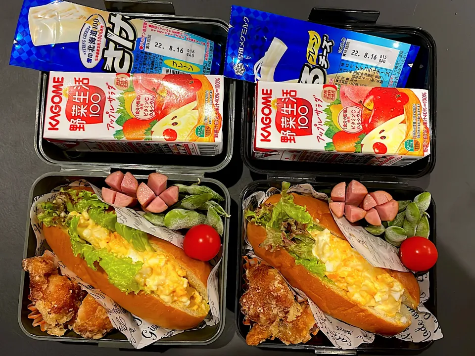 Snapdishの料理写真:ホットドッグ弁当|coosunさん