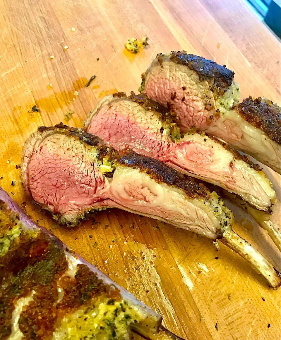 Roasted Rack of Lamb with Honey and Mustard|gonbenさん