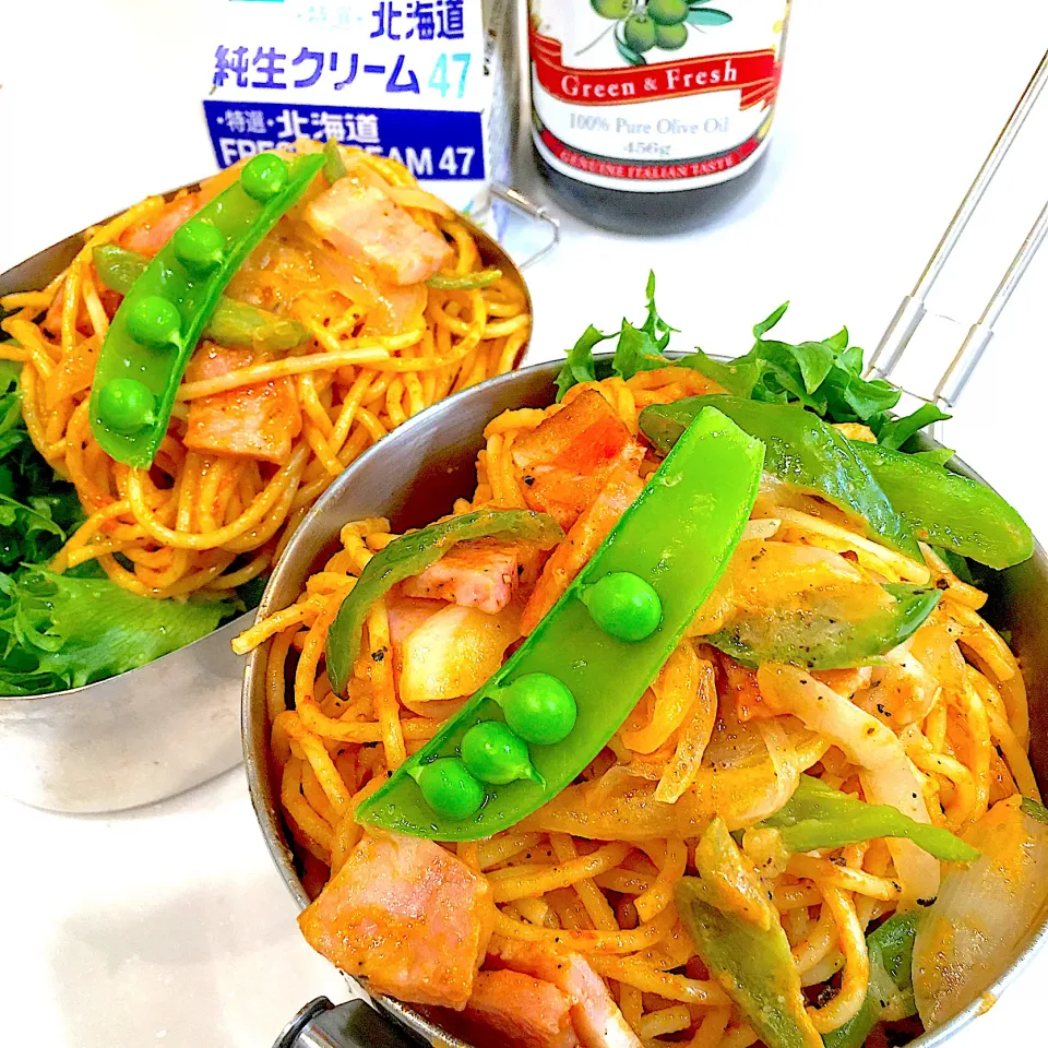 バシュランさんの料理 イチロッタさんの料理 ナポリタンという選択❣️イチの贈るジャパニーズ スパゲティー✨💛|MOMO-chan☻さん