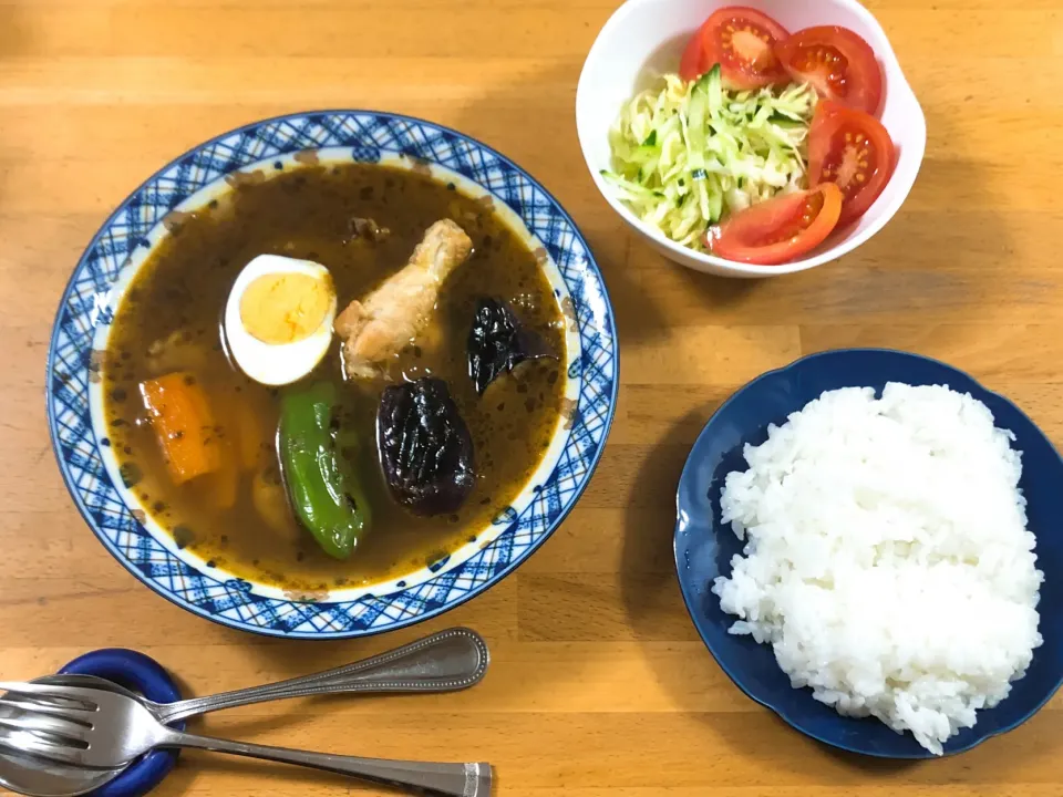 夕飯🎵スープカレー|kiyominさん