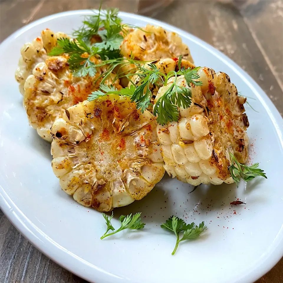 とうもろこしのスパイス焼き|七海さん