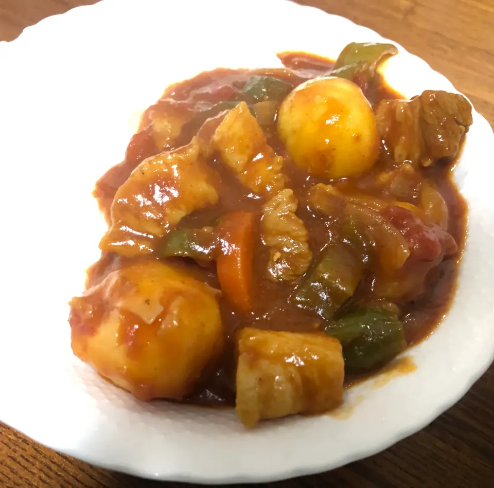 新じゃがゴロゴロとまとカレー|田中章さん