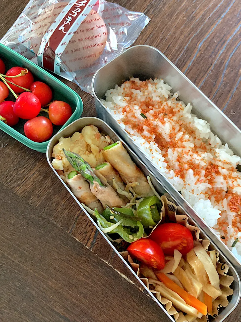 アスパラ肉巻き弁当|nkさん