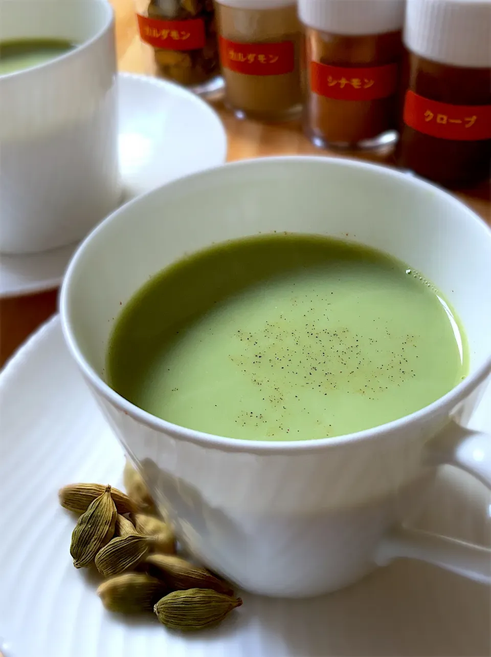 Snapdishの料理写真:抹チャイ✨スパイス香る抹茶のチャイティーラテ|9421beruさん