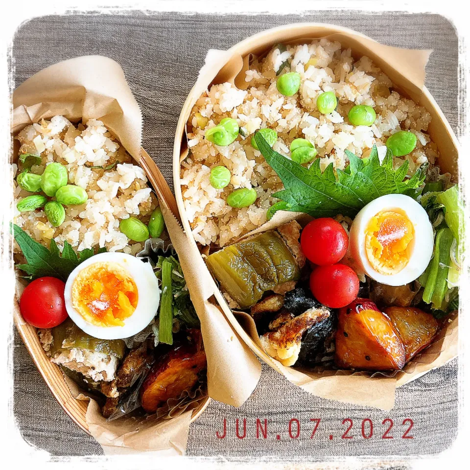 6/7 ☺︎☺︎ 明太子炒飯弁当✩.*˚|jon2さん