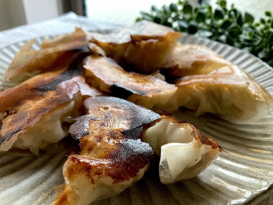 Snapdishの料理写真:＊パリパリ焼き餃子🥟＊|＊抹茶＊さん