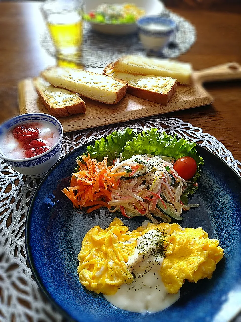 朝ごはん🌄！|まめころさん