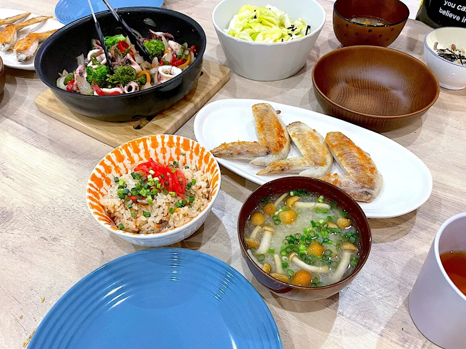 Snapdishの料理写真:夕ご飯🍴６月７日|mari＊yuakitoさん