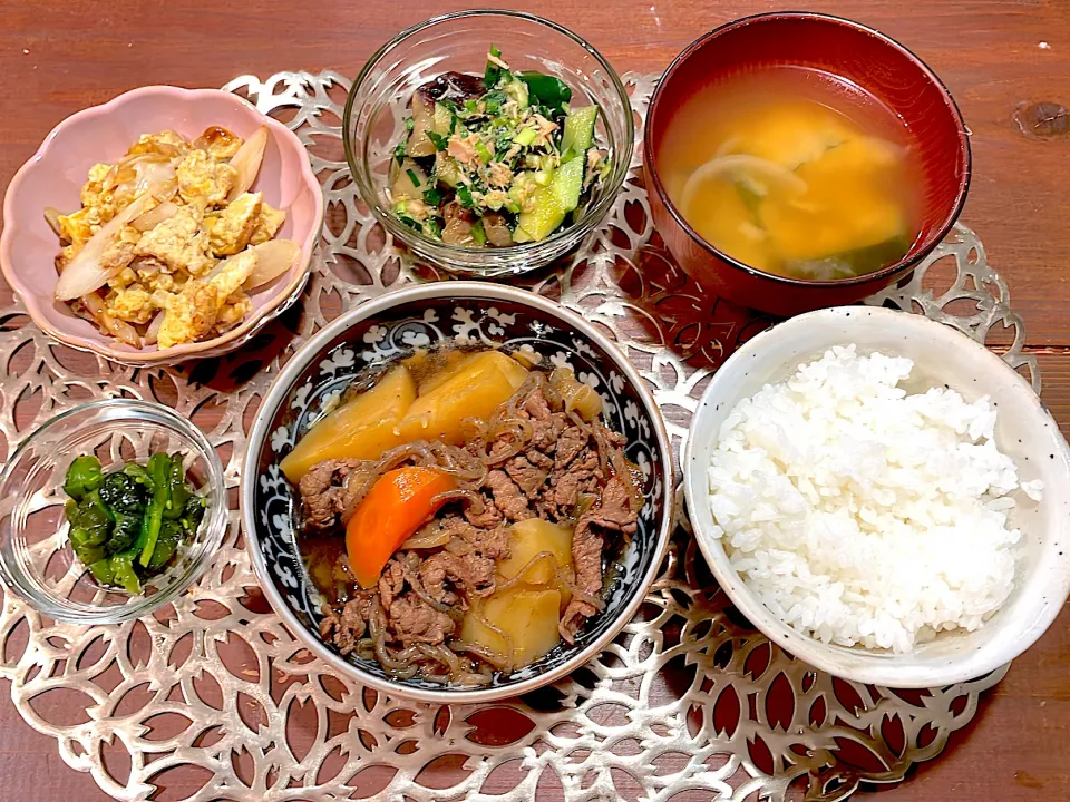 肉じゃが定食|hitomiさん