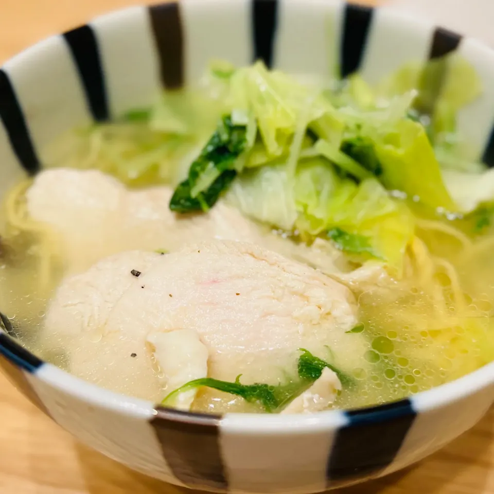 Snapdishの料理写真:ゆず塩ラーメン|yuuukaさん