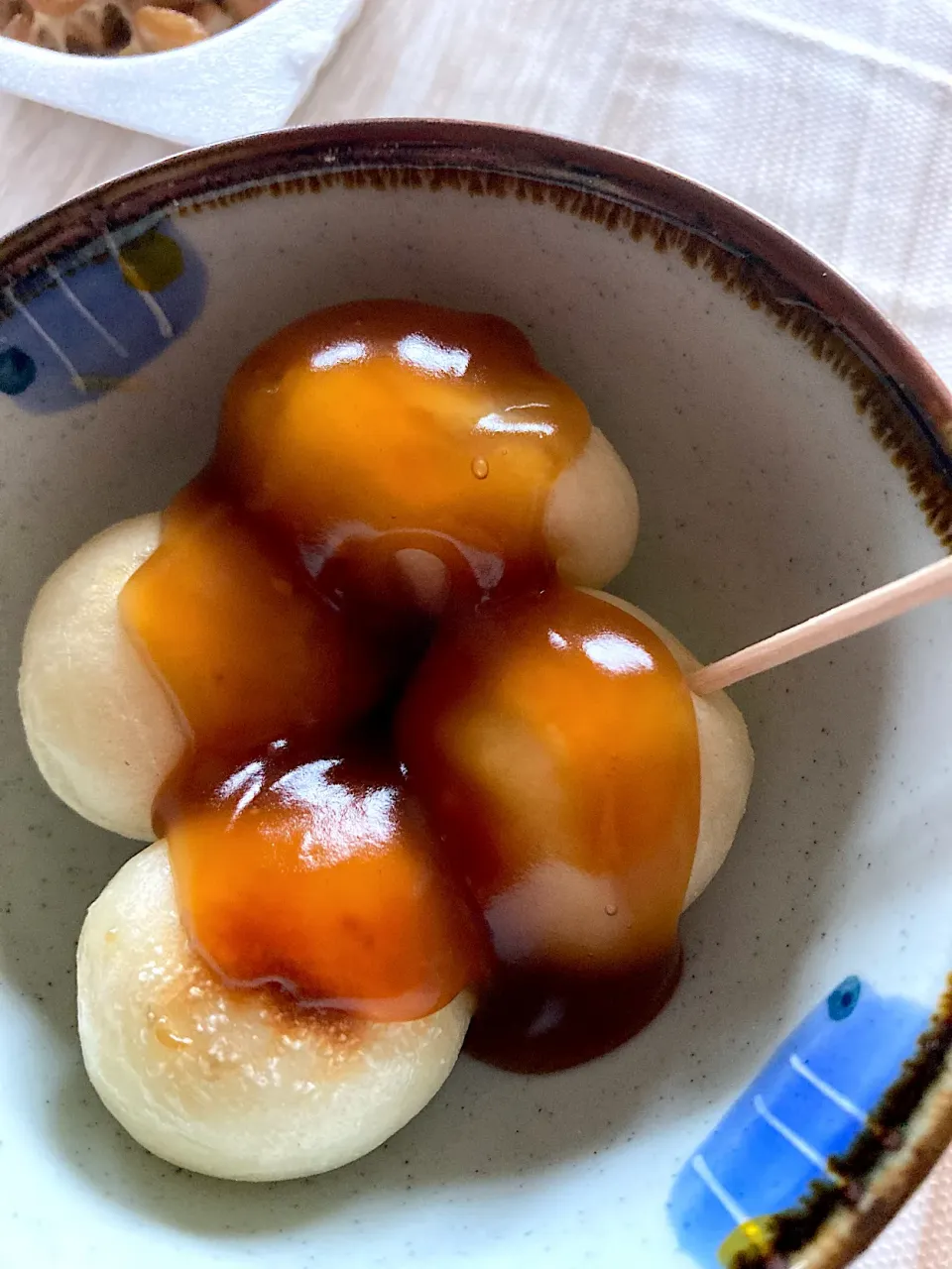 Snapdishの料理写真:米粉でみたらし団子🍡🍡🍡😋✨|Ayakoさん