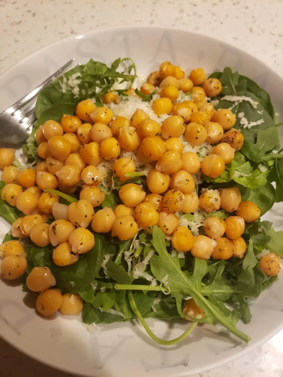 Roasted chickpea salad with lemon vinaigrette|🌺IAnneさん