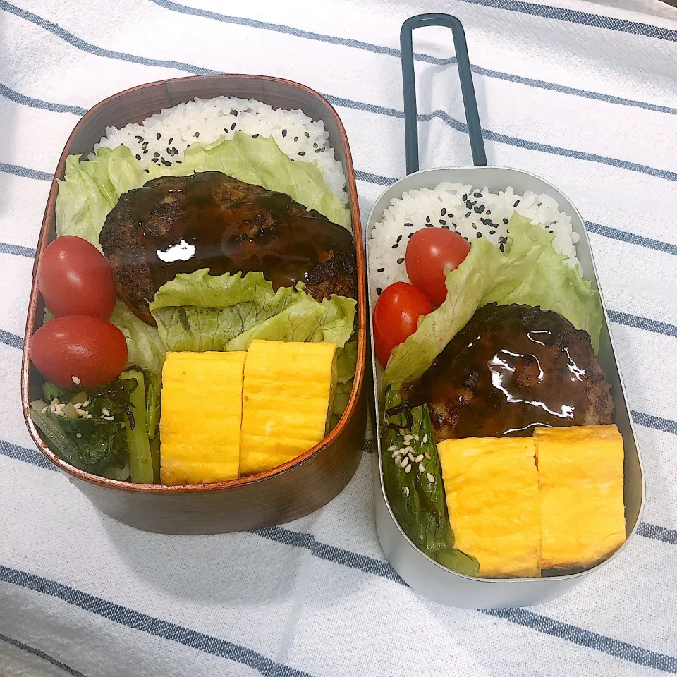 Snapdishの料理写真:次男&三男男子高校生弁当|mickyさん