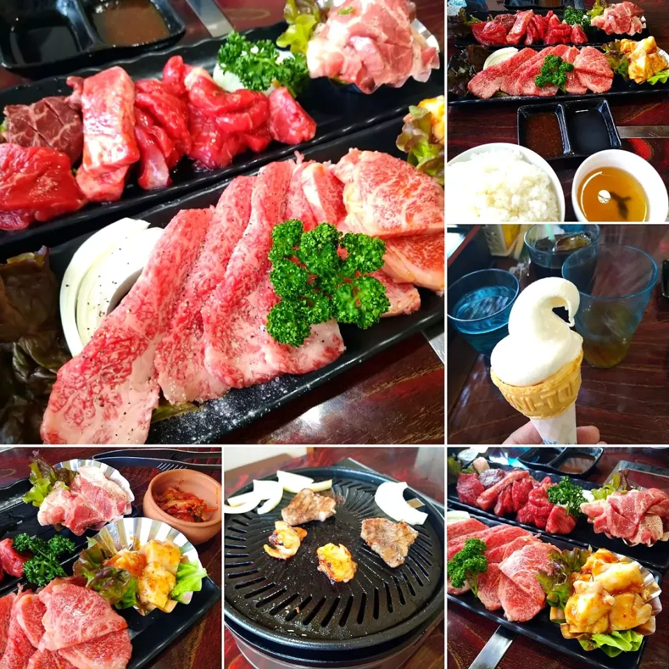 美作ホルモンほるやんで焼肉ランチ☀ほるやん定食、メガ盛り定食|うたかた。さん