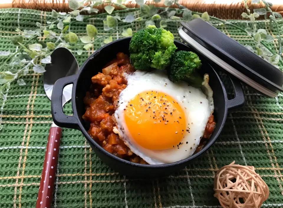 Snapdishの料理写真:今日のお弁当～キーマカレー✨←今日のですよ|まなまな♡さん