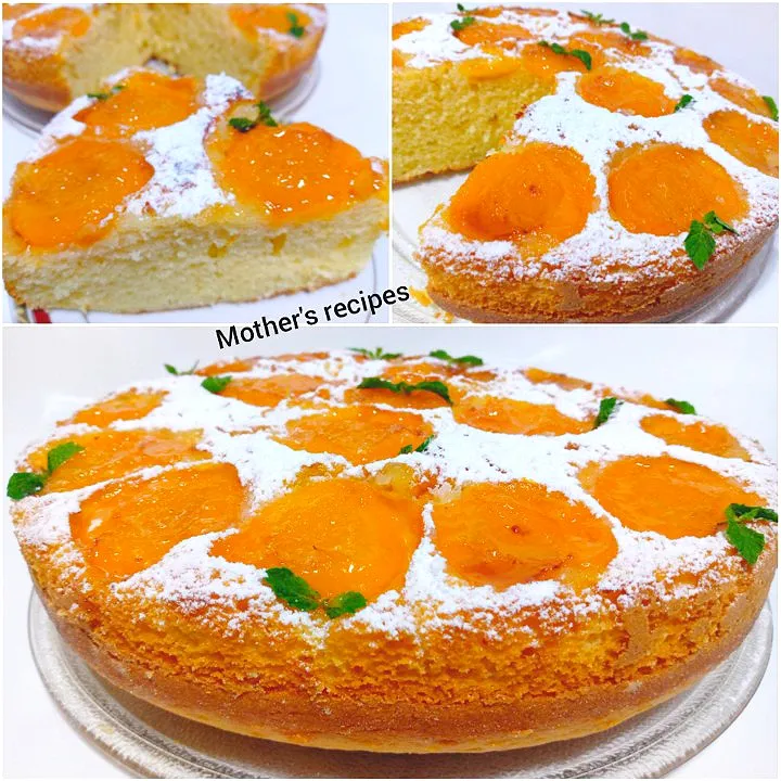 apricot upside down cake recipe|وصفة واستفادة mother's recipesさん