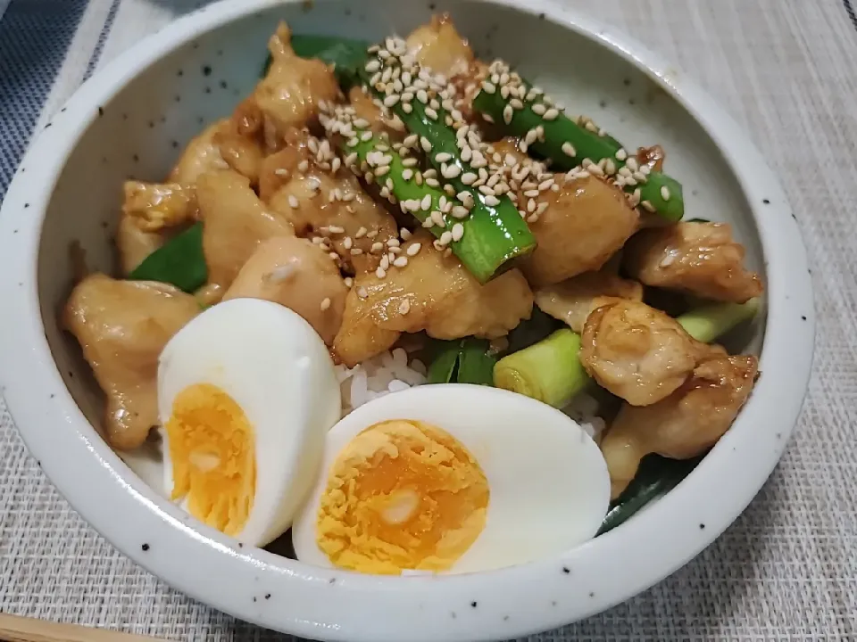 テリチキ丼|クッキングママさん