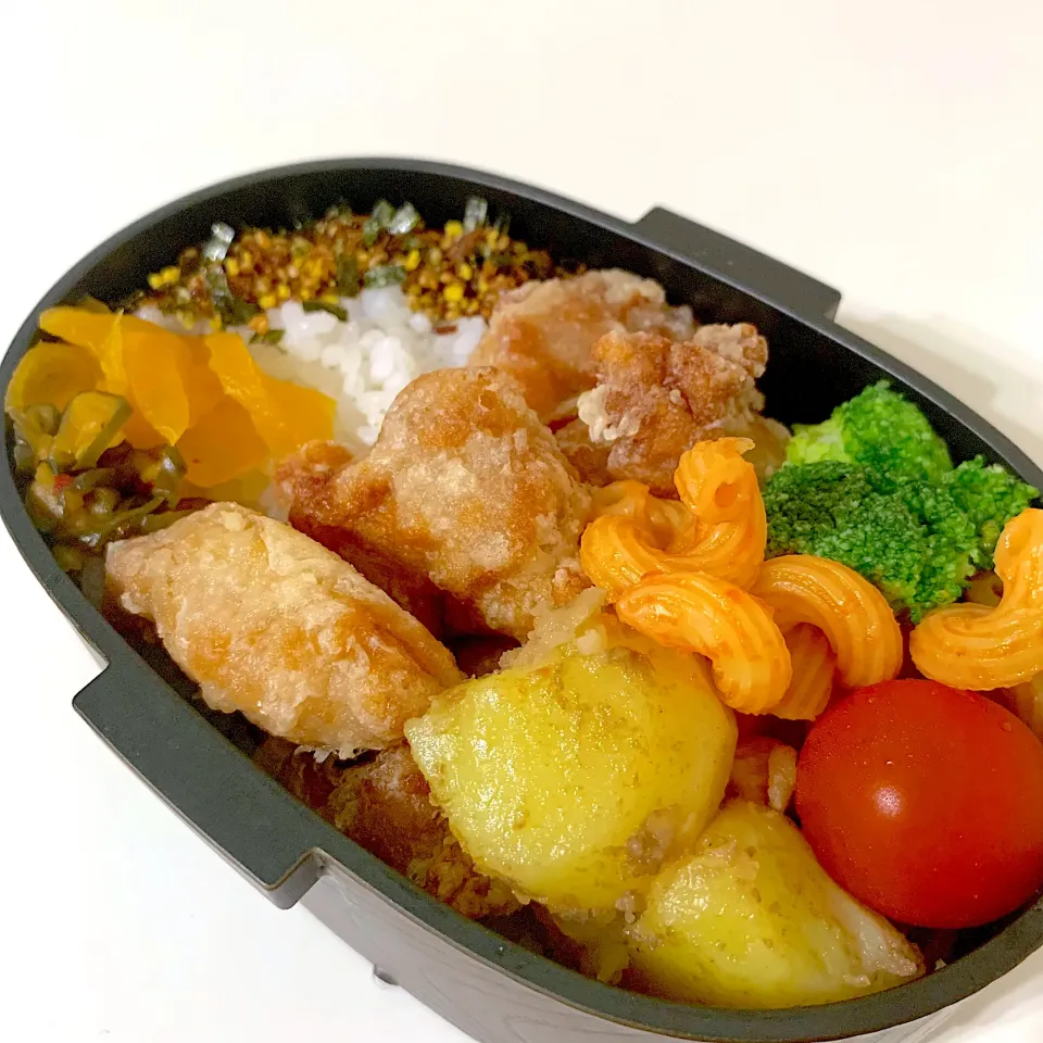 竜田揚げとアンチョビポテト弁当|cocoさん