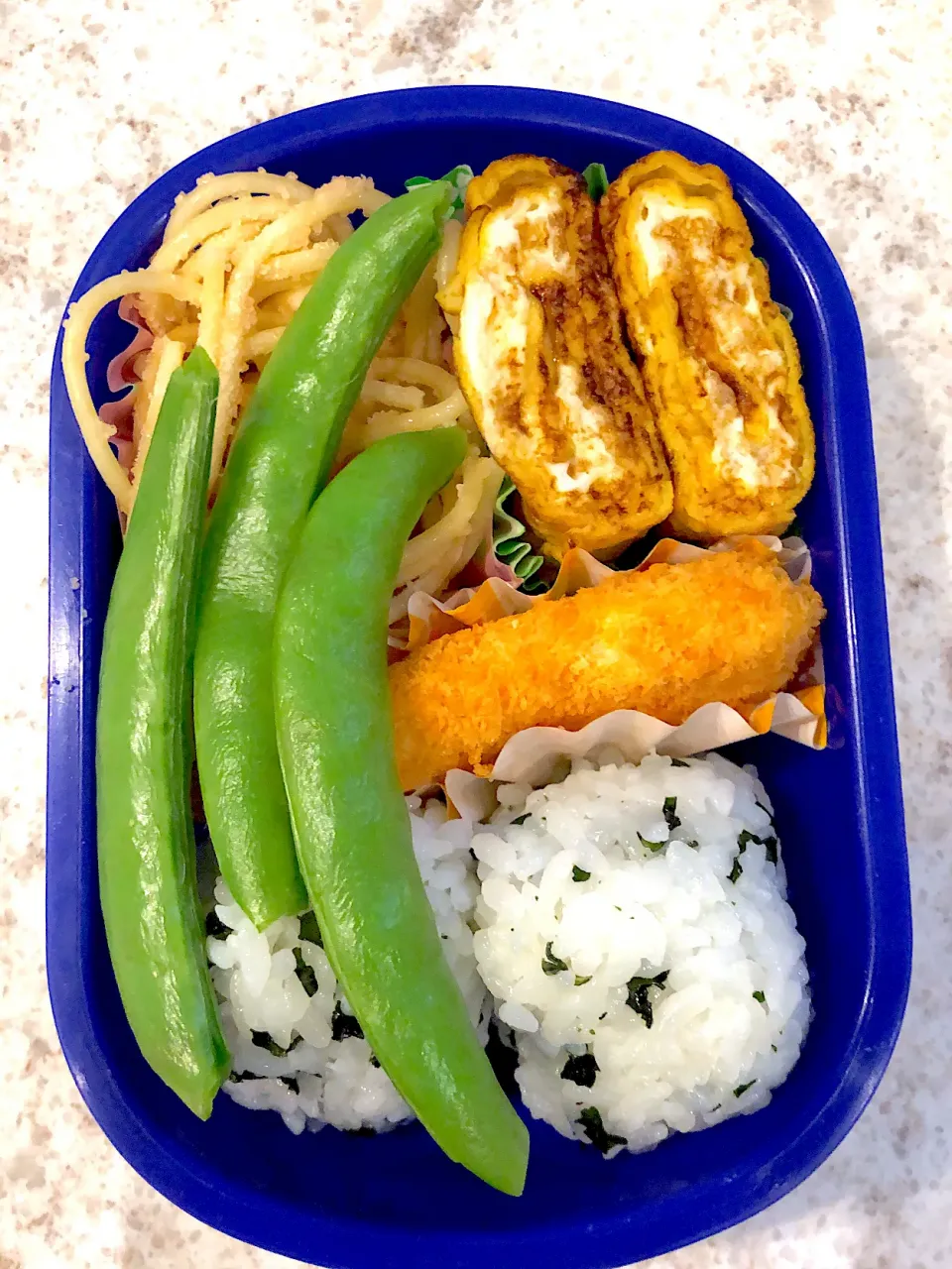 エビよせフライ&たらスパ弁当|けろよんさん