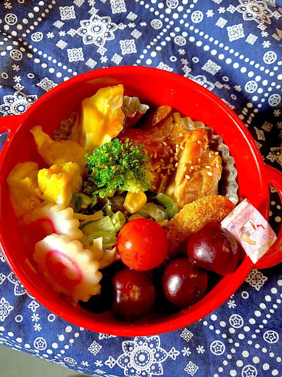 中学生男子お弁当🍱|チーズさん