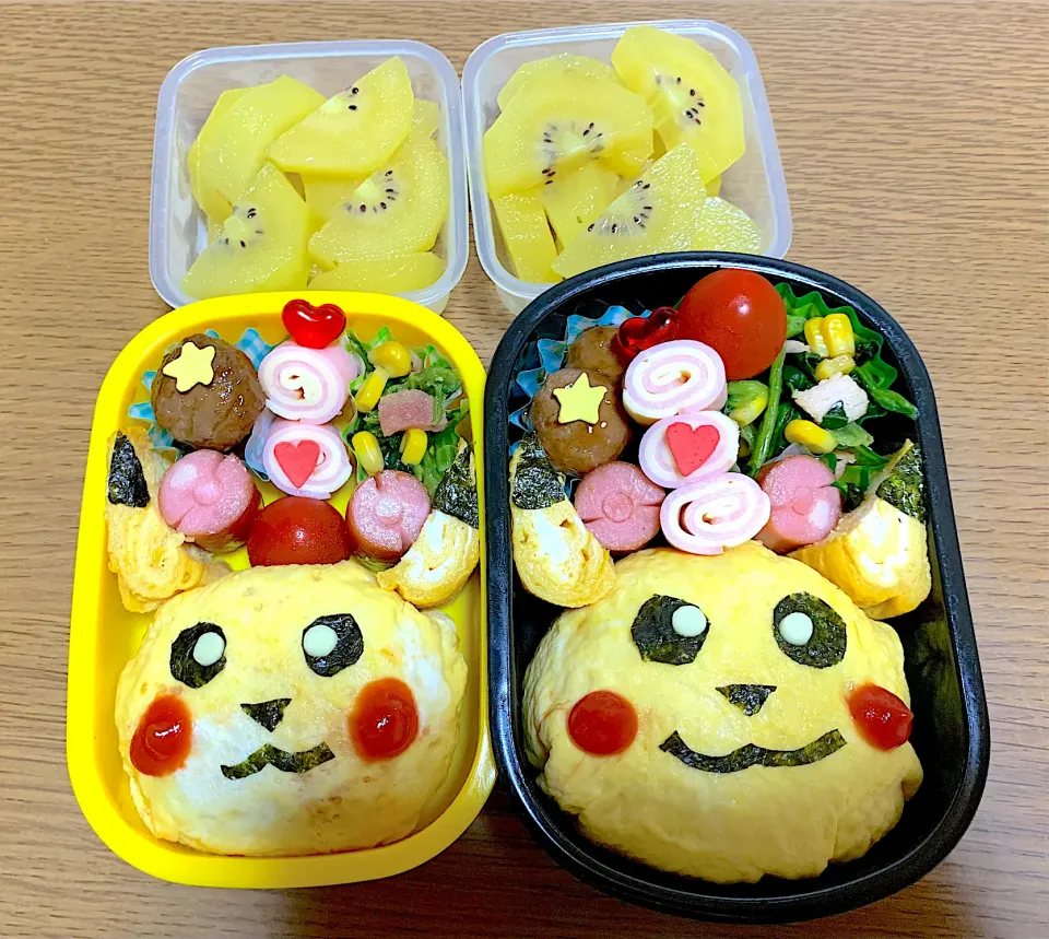 保育園お弁当🍱(ピカチュウ)|こずえさん