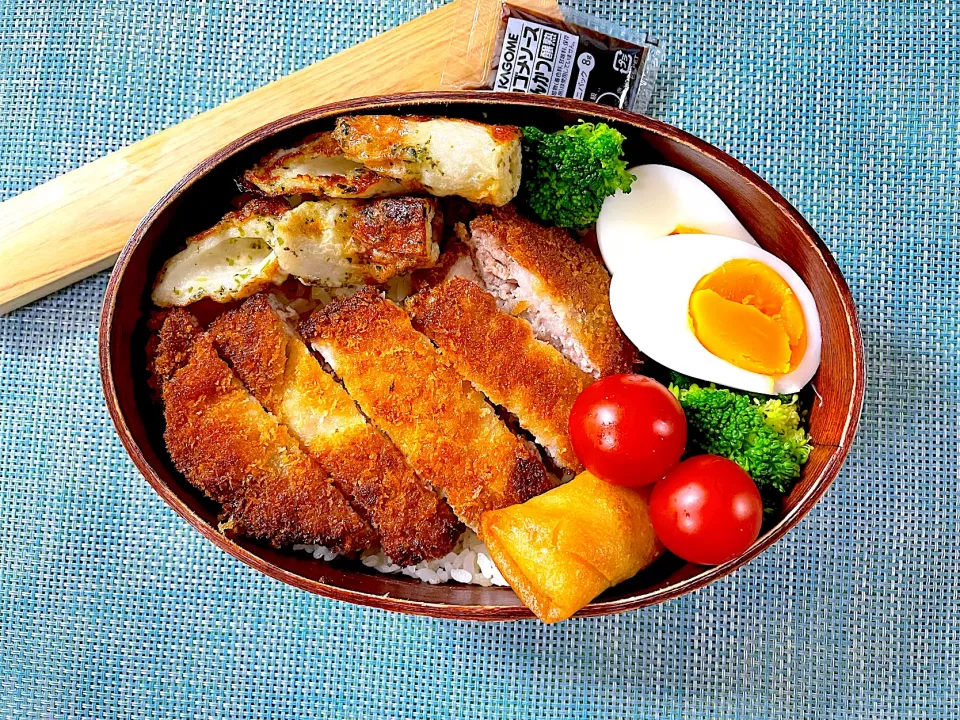 ミルフィーユカツ弁当　青のりちくわ|ジャイママさん