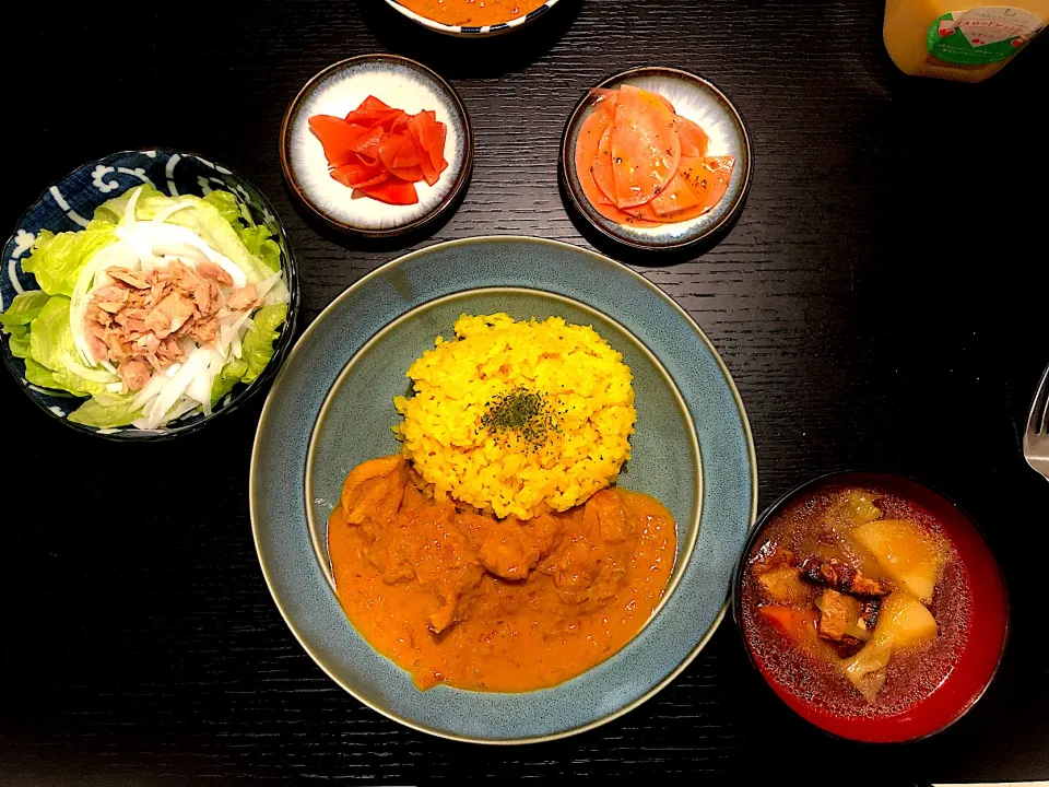 バターチキンカレー定食|りっぴーさん