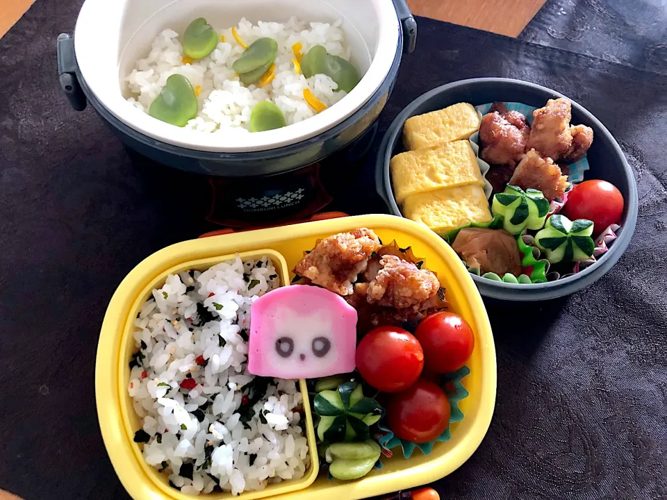 Snapdishの料理写真:父娘弁当|csigapogiさん