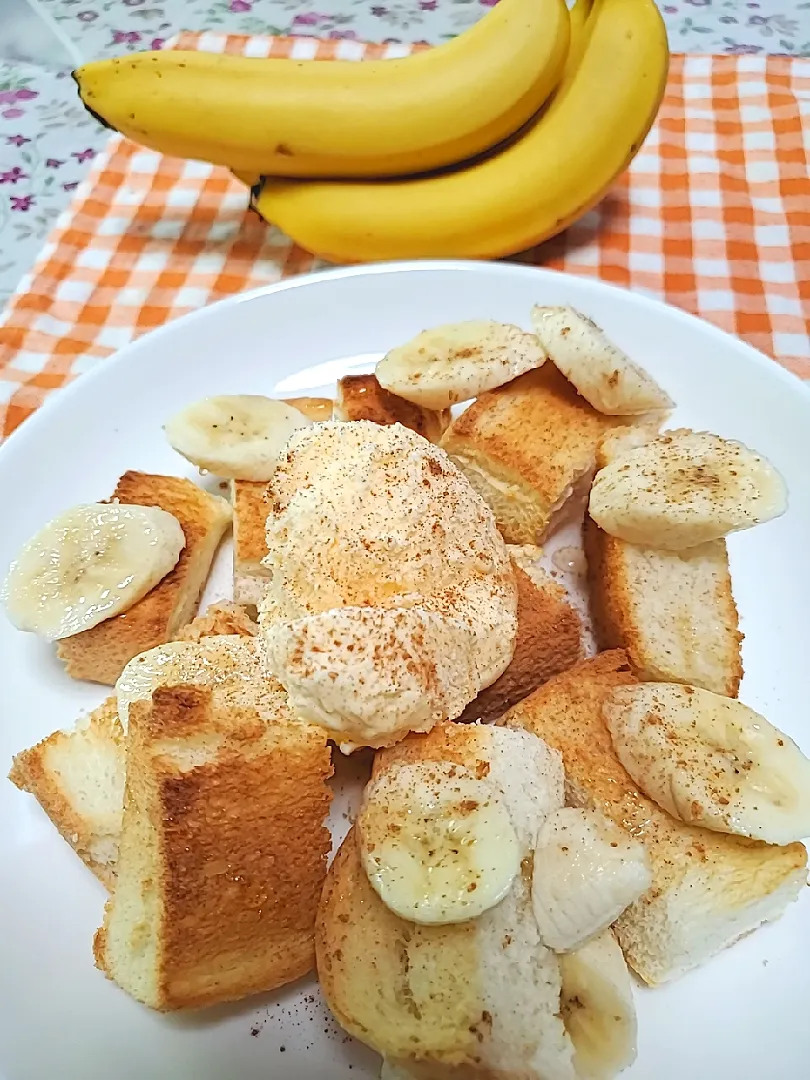 アイス バナナ🍌トースト|hiroyoさん