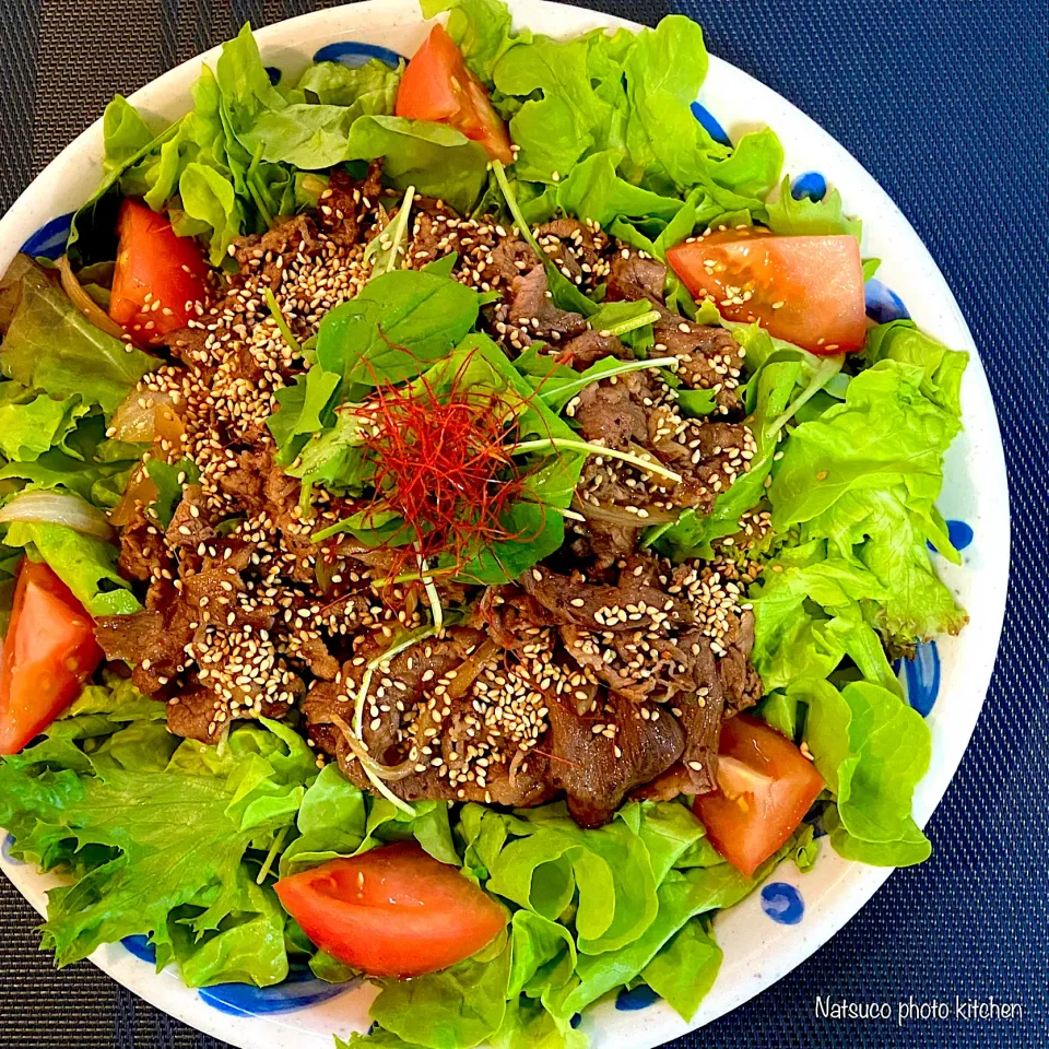 焼肉サラダ💕🥗😋ニンニク醤油|ナツ1224さん